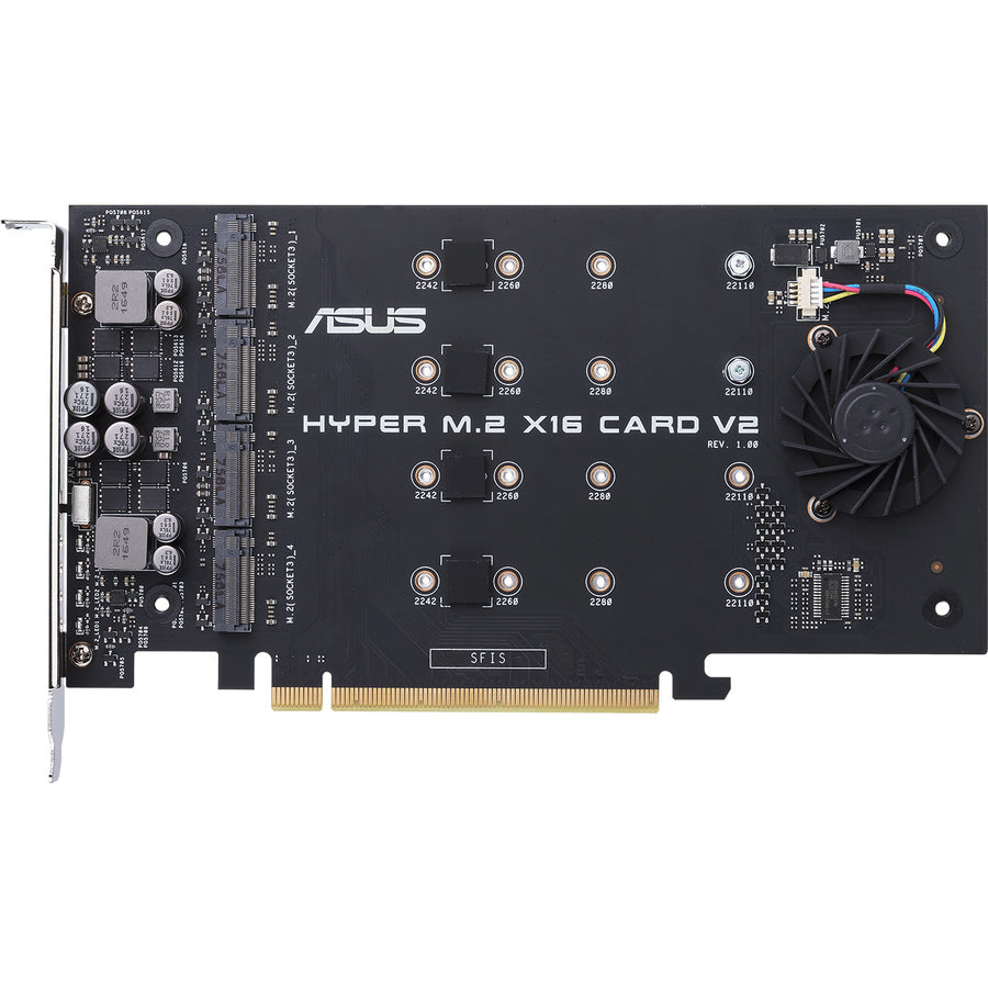 Adaptateur Asus M.2 vers PCI Express HYPER M.2 X16 CARD V2