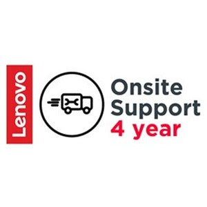 Assistance sur site Lenovo (module complémentaire) - 4 ans - Service 5WS0V07797