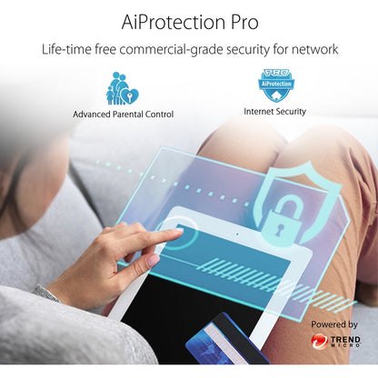 Routeur sans fil Ethernet Asus RT-AX86U Wi-Fi 6 IEEE 802.11ax RT-AX86U