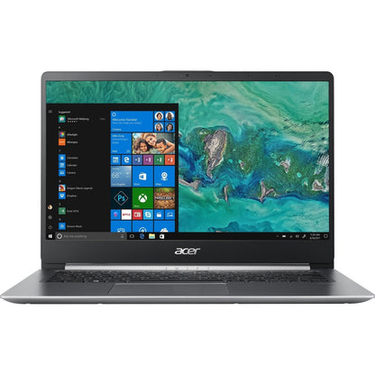 Ordinateur portable Acer Swift 1 SF114-32 SF114-32-P85N 14" - Full HD - 1920 x 1080 - Intel Pentium Silver N5000 Quad-core (4 cœurs) 1,10 GHz - 4 Go de RAM - 128 Go de SSD - Argent brillant NX.GXUAA.002