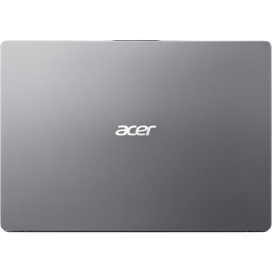 Ordinateur portable Acer Swift 1 SF114-32 SF114-32-P85N 14" - Full HD - 1920 x 1080 - Intel Pentium Silver N5000 Quad-core (4 cœurs) 1,10 GHz - 4 Go de RAM - 128 Go de SSD - Argent brillant NX.GXUAA.002