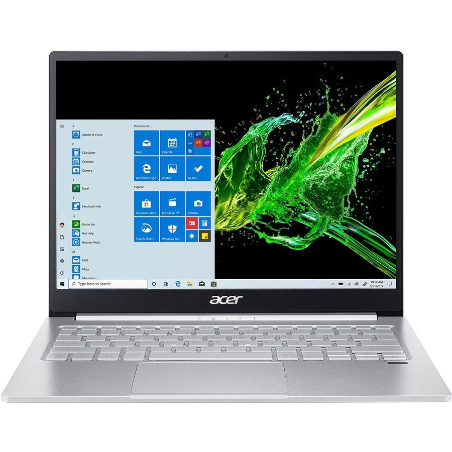Ordinateur portable Acer Swift 3 SF313-52 SF313-52-52VA 13,5" - 2256 x 1504 - Intel Core i5 10e génération i5-1035G4 Quad-core (4 cœurs) 1,10 GHz - 8 Go de RAM - 512 Go de SSD - Argent NX.HQWAA.001