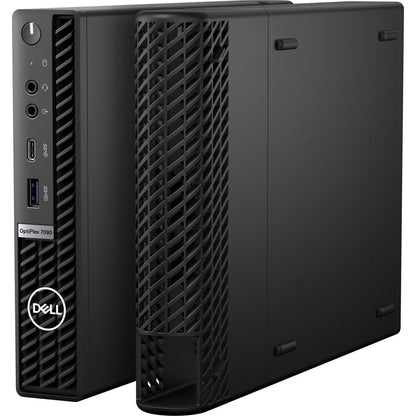 Ordinateur de bureau Dell OptiPlex 7000 7090 - Intel Core i5 10e génération i5-10500T Hexa-core (6 cœurs) 2,30 GHz - 8 Go de RAM DDR4 SDRAM - 256 Go de SSD M.2 PCI Express NVMe 3.0 x4 - Micro PC - Noir YHF3W