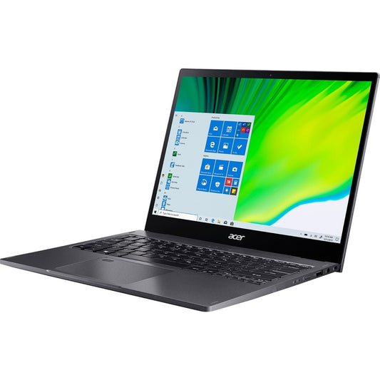 Ordinateur portable 2 en 1 tactile Acer Spin 5 SP513-54N SP513-54N-58XD 13,5" - 2256 x 1504 - Intel Core i5 10e génération i5-1035G4 Quad-core (4 cœurs) 1,10 GHz - 8 Go de RAM - 256 Go de SSD - Gris acier NX.HQUAA.009