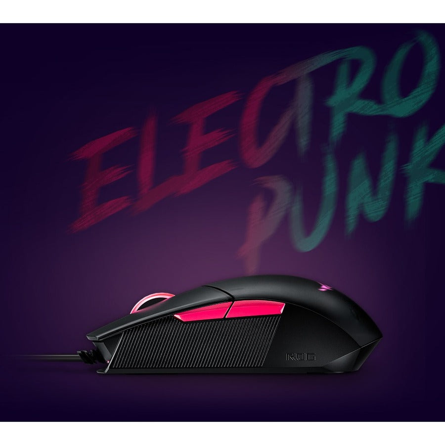 Souris de jeu Asus ROG Strix Impact II Electro Punk 90MP01U0-BMUA00