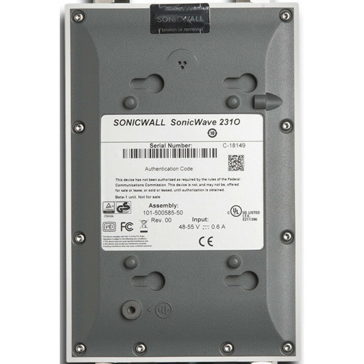 Point d'accès sans fil SonicWall SonicWave 231o IEEE 802.11ac 1,24 Gbit/s 02-SSC-2264