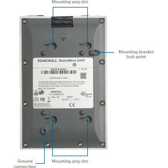 Point d'accès sans fil SonicWall SonicWave 231o IEEE 802.11ac 1,24 Gbit/s 02-SSC-2264