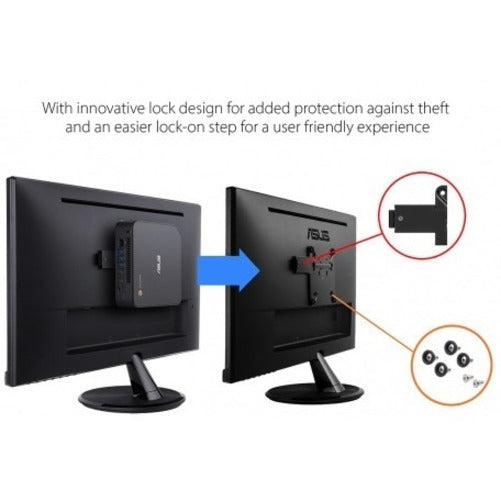 Ordinateur de bureau Asus Chromebox 4 CHROMEBOX4-G3023UNENT - Intel Core i3 10e génération i3-10110U - 8 Go de RAM DDR4 SDRAM - SSD M.2 Serial ATA 128 Go - Gun Metal CHROMEBOX4-G3023UNENT