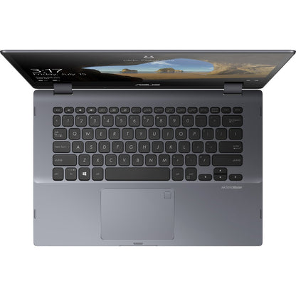 Asus VivoBook Flip 14 TP412 TP412FA-Q52F-CB Ordinateur portable tactile 14" - Full HD - 1920 x 1080 - Intel Core i5 i5-10210U Quad-core (4 Core) 1,60 GHz - 12 Go RAM - 512 Go SSD TP412FA-Q52F-CB