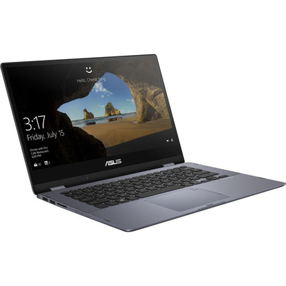 Asus VivoBook Flip 14 TP412 TP412FA-Q52F-CB Ordinateur portable tactile 14" - Full HD - 1920 x 1080 - Intel Core i5 i5-10210U Quad-core (4 Core) 1,60 GHz - 12 Go RAM - 512 Go SSD TP412FA-Q52F-CB