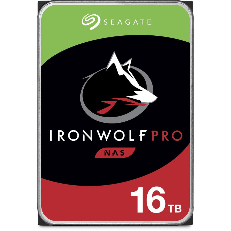 Disque dur Seagate IronWolf Pro ST16000NE000 16 To - 3,5" interne - SATA (SATA/600) - Méthode d'enregistrement magnétique conventionnel (CMR) ST16000NE000