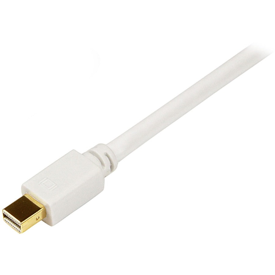 StarTech.com Câble adaptateur convertisseur Mini DisplayPort vers DVI de 3 m - Mini DP vers DVI 1920 x 1200 - Blanc MDP2DVIMM10W