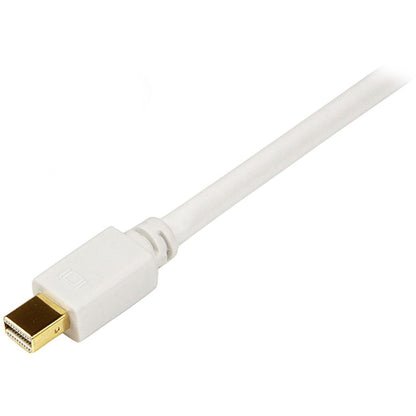 StarTech.com Câble adaptateur convertisseur Mini DisplayPort vers DVI de 3 m - Mini DP vers DVI 1920 x 1200 - Blanc MDP2DVIMM10W