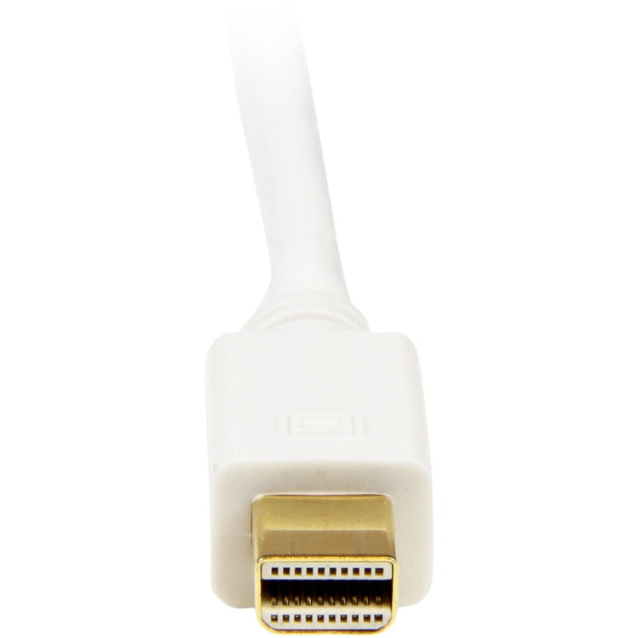 StarTech.com Câble adaptateur convertisseur Mini DisplayPort vers DVI de 3 m - Mini DP vers DVI 1920 x 1200 - Blanc MDP2DVIMM10W