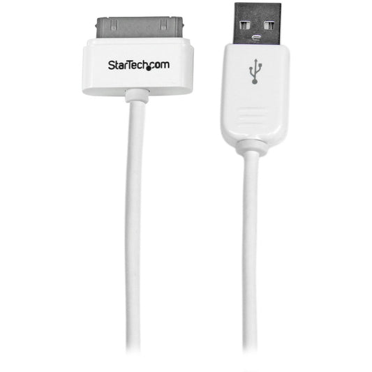 Câble de 1 m (3 pi) de connecteur Apple Dock vers USB pour iPod / iPhone / iPad avec connecteur étagé USB2ADC1M de StarTech.com