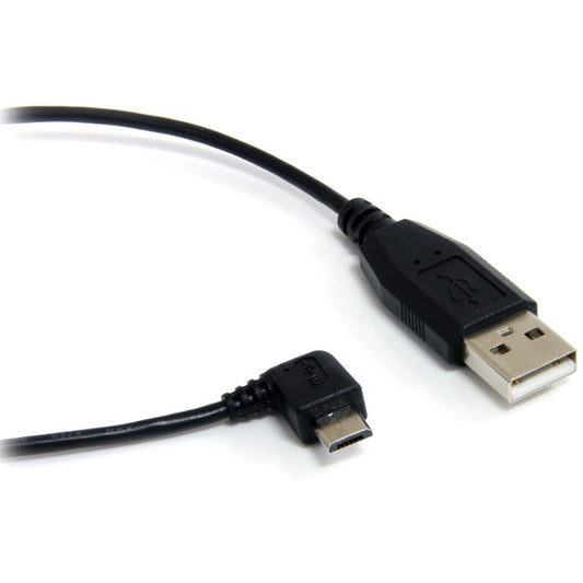 Câble micro USB StarTech.com de 30 cm - A vers micro B à angle droit UUSBHAUB1RA