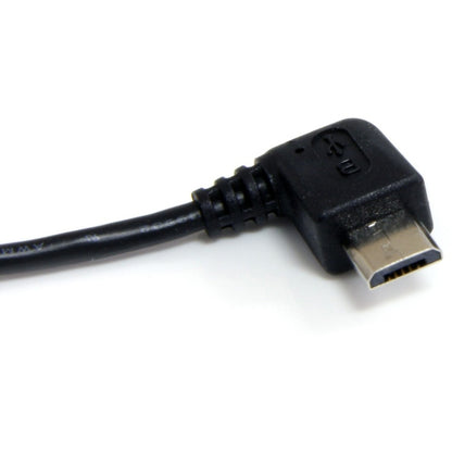 Câble micro USB StarTech.com de 30 cm - A vers micro B à angle droit UUSBHAUB1RA