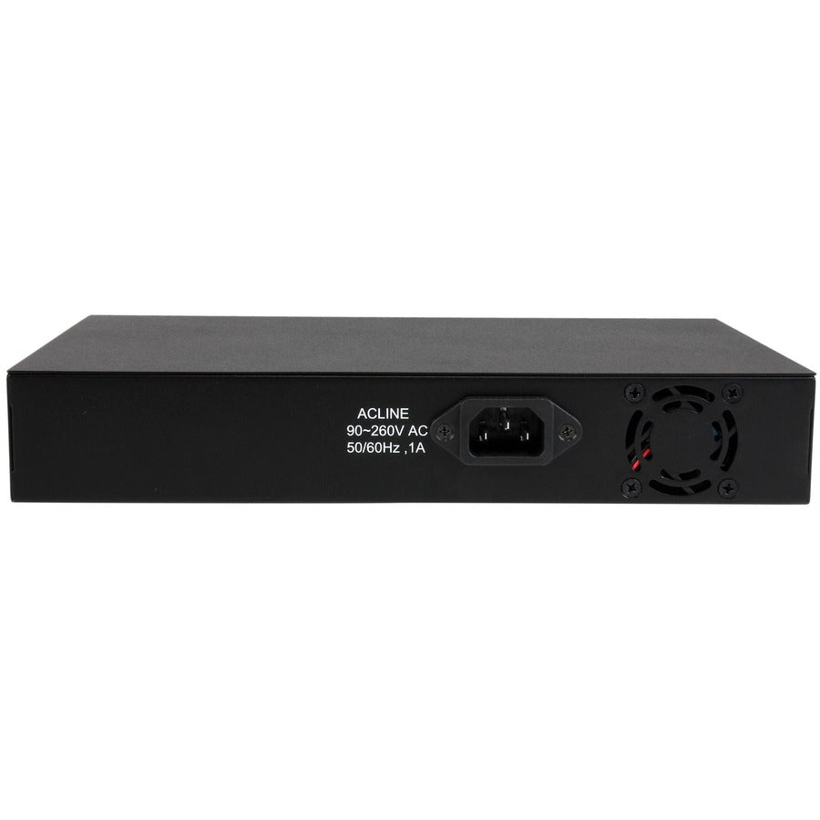 Commutateur Ethernet Gigabit géré StarTech.com 10 ports L2 avec 2 emplacements SFP ouverts - Montable sur rack IES101002SFP