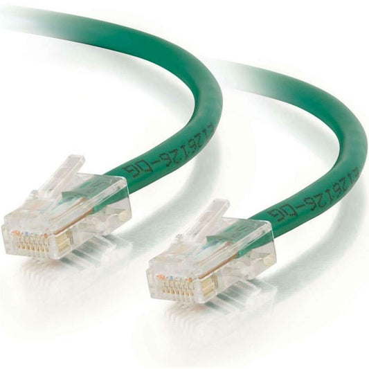 Câble de raccordement réseau non blindé UTP Cat5e non gainé C2G 75 pi - Vert 24400