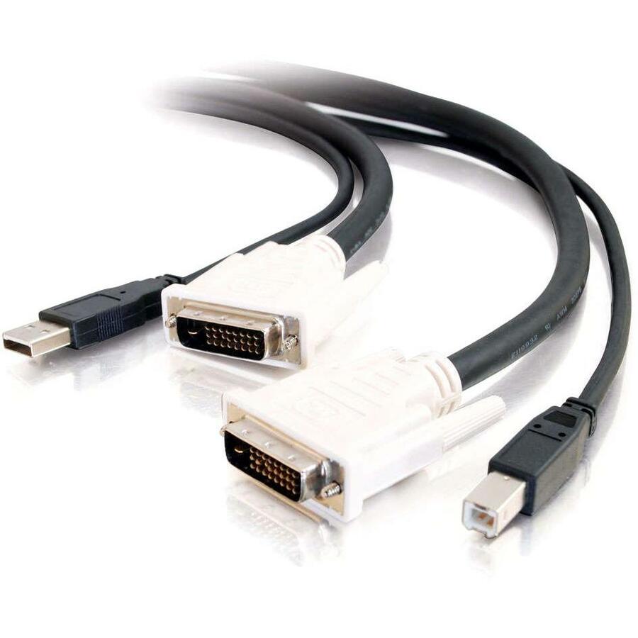 Câble KVM C2G DVI Dual Link / USB 2.0 14177