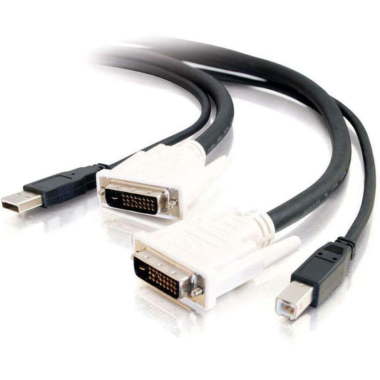 Câble KVM C2G DVI Dual Link / USB 2.0 14177