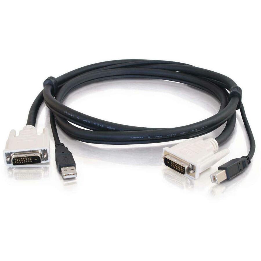 Câble KVM C2G DVI Dual Link / USB 2.0 14177