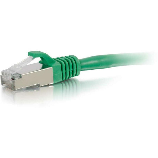Câble de raccordement réseau blindé anti-accroc Cat6 de 6 pieds C2G (STP) - Vert 00830