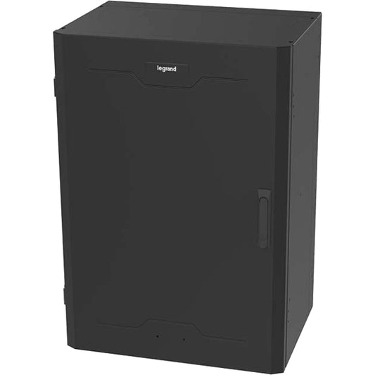 Armoire murale verticale C2G 4RU avec porte pleine - Hauteur 36 po TAA VWMFD-4RU-36-B