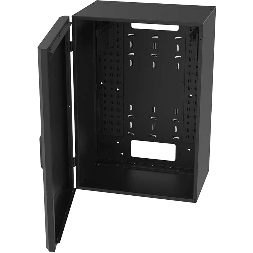 Armoire murale verticale C2G 4RU avec porte pleine - Hauteur 36 po TAA VWMFD-4RU-36-B