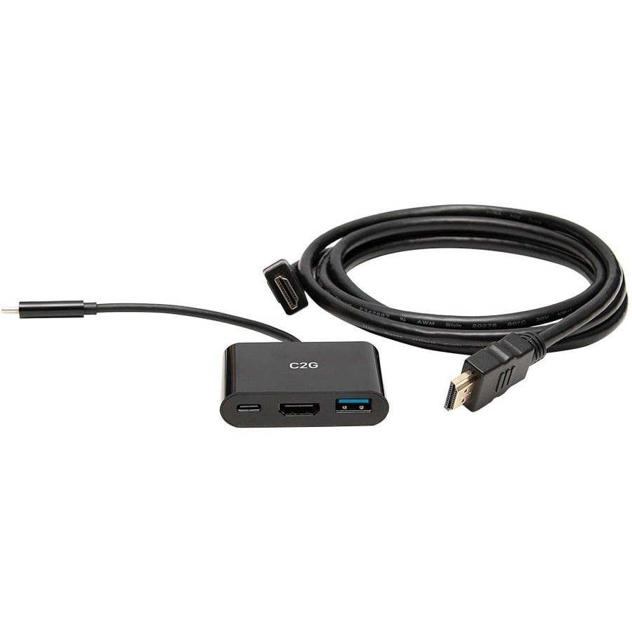 Kit mini station d'accueil USB-C 3 en 1 C2G pour Chromebooks C2G54476