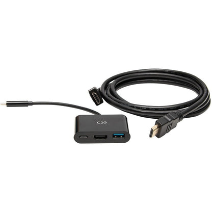 Kit mini station d'accueil USB-C 3 en 1 C2G pour Chromebooks C2G54476