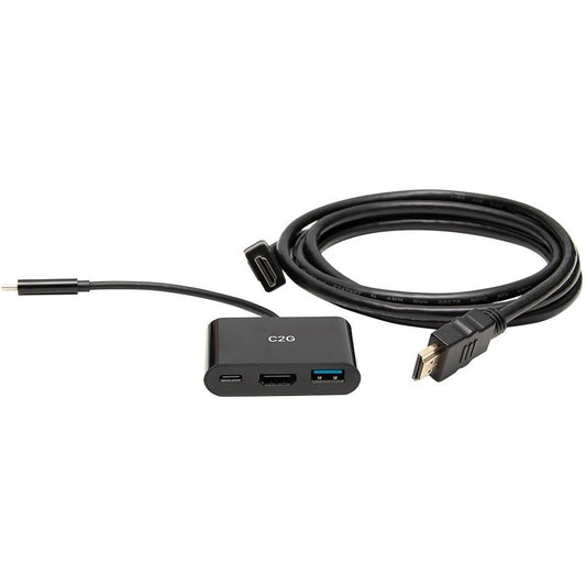 Kit mini station d'accueil USB-C 3 en 1 C2G pour Chromebooks C2G54476