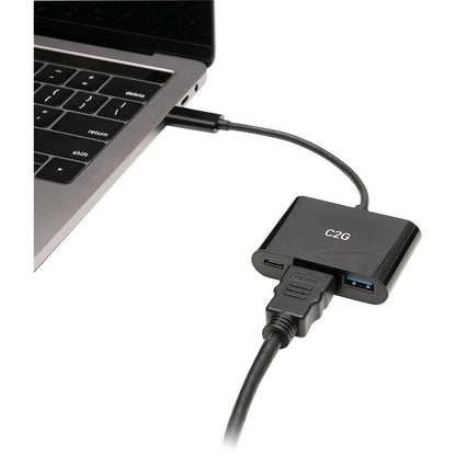 Kit mini station d'accueil USB-C 3 en 1 C2G pour Chromebooks C2G54476