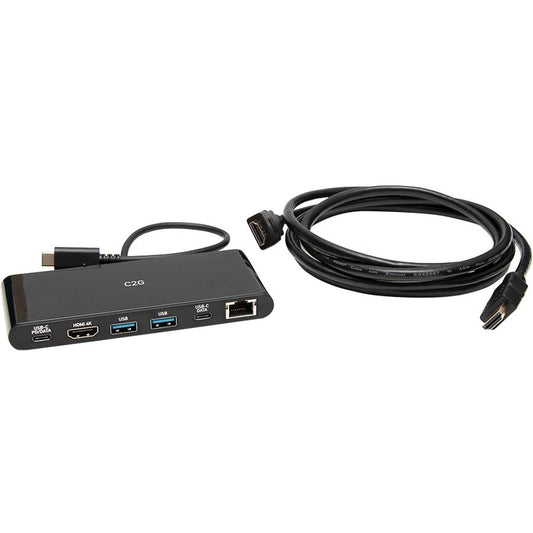 Kit mini station d'accueil USB-C 6 en 1 C2G pour ordinateurs portables C2G54479