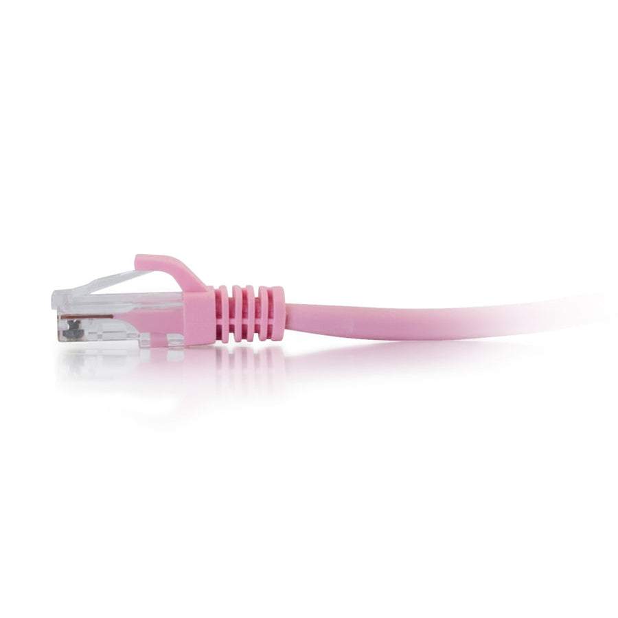 Câble Ethernet de raccordement réseau C2G Cat6a sans accroc non blindé (UTP) de 6 pieds - Rose 50860