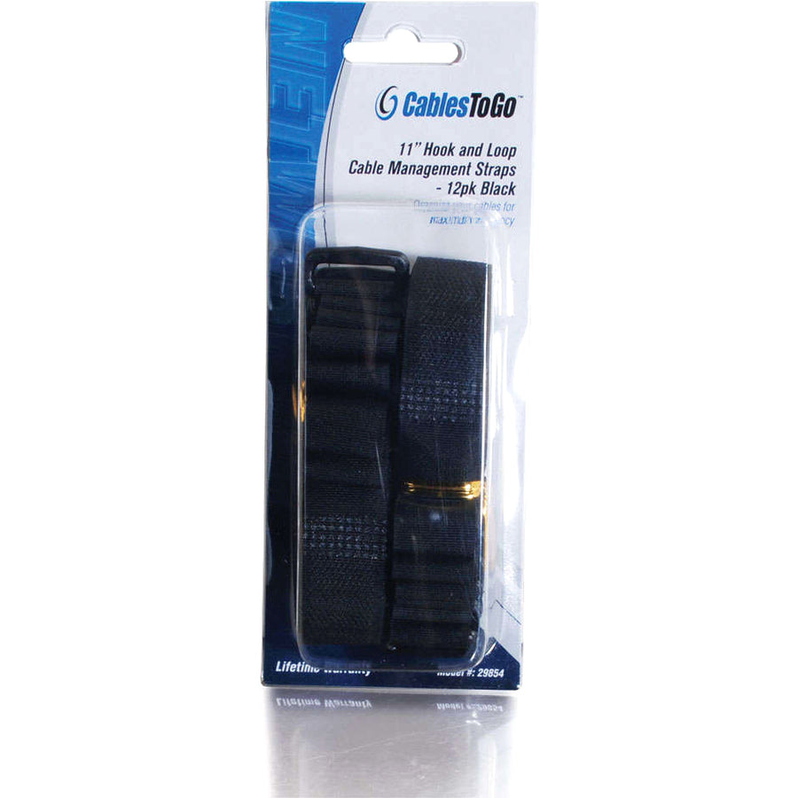 C2G 11 Inch Hook and Loop Cable Management Strap 29854