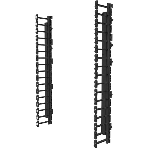 Kit de gestion de câbles vertical C2G pour armoire murale pivotante 12RU SWMVFK12RU