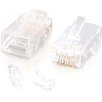 Fiche modulaire C2G RJ45 Cat. 5E pour câble rond solide/toronné 27573