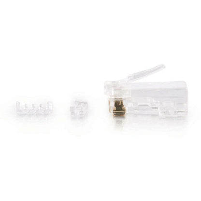 Fiche modulaire C2G RJ45 Cat. 5E pour câble rond solide/toronné 27573