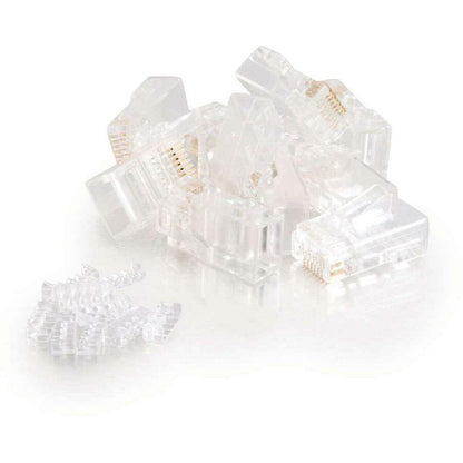 Fiche modulaire C2G RJ45 Cat. 5E pour câble rond solide/toronné 27573