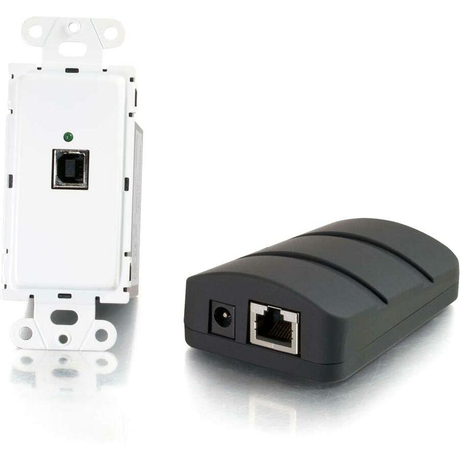 Kit émetteur-récepteur mural C2G USB 2.0 sur Cat5 Superbooster vers dongle 53878