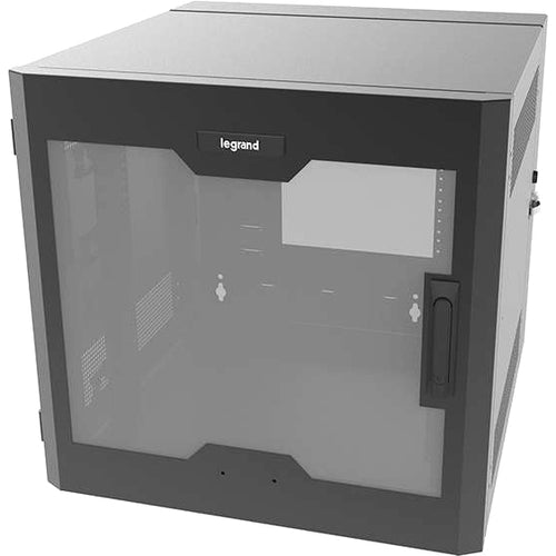 Armoire murale pivotante C2G 18RU avec porte en plexiglas - Noir - TAA SWM18RUPL-26-26