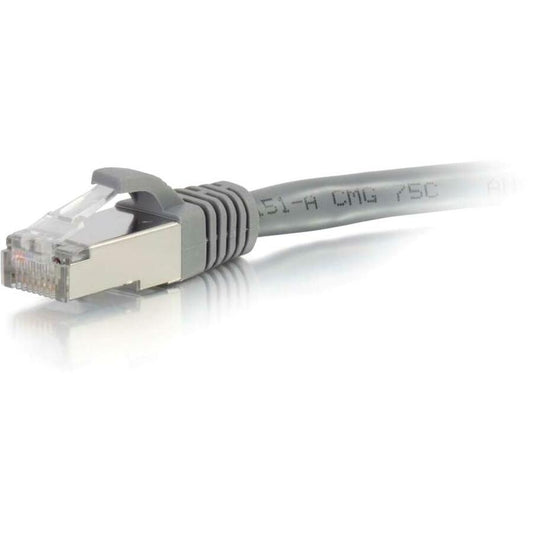Câble de raccordement réseau blindé anti-accroc Cat6 de 7 pieds C2G (STP) - Gris 00780