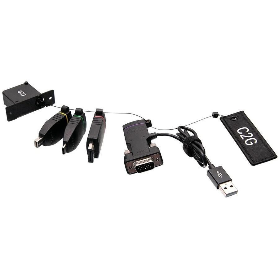 Adaptateur VGA vers HDMI C2G pour bague d'adaptation HDMI universelle 29869