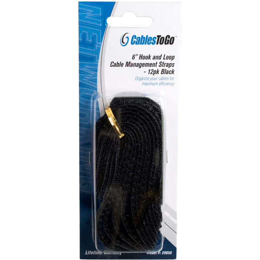 Sangles auto-agrippantes C2G de 6 pouces 29858