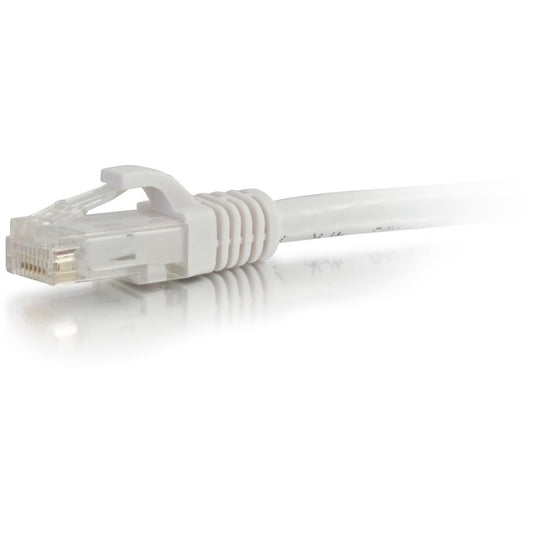 Câble de raccordement Ethernet Cat6a sans accroc non blindé (UTP) C2G de 6 pieds - Blanc 50765