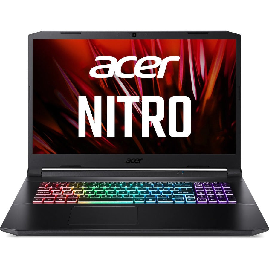 Ordinateur portable de jeu Acer Nitro 5 AN517-41 AN517-41-R39N 17,3" - Full HD - 1920 x 1080 - AMD Ryzen 5 5600H Hexa-core (6 cœurs) 3,30 GHz - 8 Go de RAM - 512 Go de SSD NH.QASAA.003