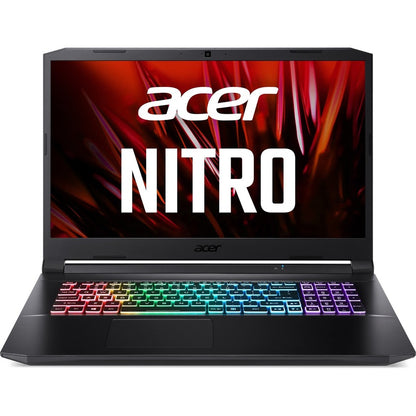 Ordinateur portable de jeu Acer Nitro 5 AN517-41 AN517-41-R39N 17,3" - Full HD - 1920 x 1080 - AMD Ryzen 5 5600H Hexa-core (6 cœurs) 3,30 GHz - 8 Go de RAM - 512 Go de SSD NH.QASAA.003