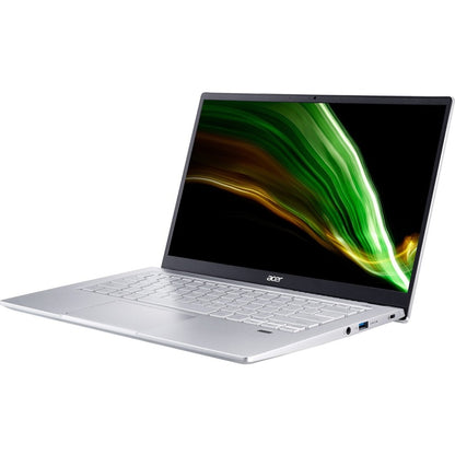Ordinateur portable Acer Swift 3 SF314-43 SF314-43-R1P3 14" - Full HD - 1920 x 1080 - AMD Ryzen 5 5500U Hexa-core (6 cœurs) 2,10 GHz - 8 Go RAM - 512 Go SSD - Argent pur NX.AB1AA.006