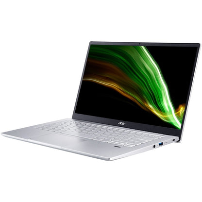 Ordinateur portable Acer Swift 3 SF314-43 SF314-43-R1P3 14" - Full HD - 1920 x 1080 - AMD Ryzen 5 5500U Hexa-core (6 cœurs) 2,10 GHz - 8 Go RAM - 512 Go SSD - Argent pur NX.AB1AA.006